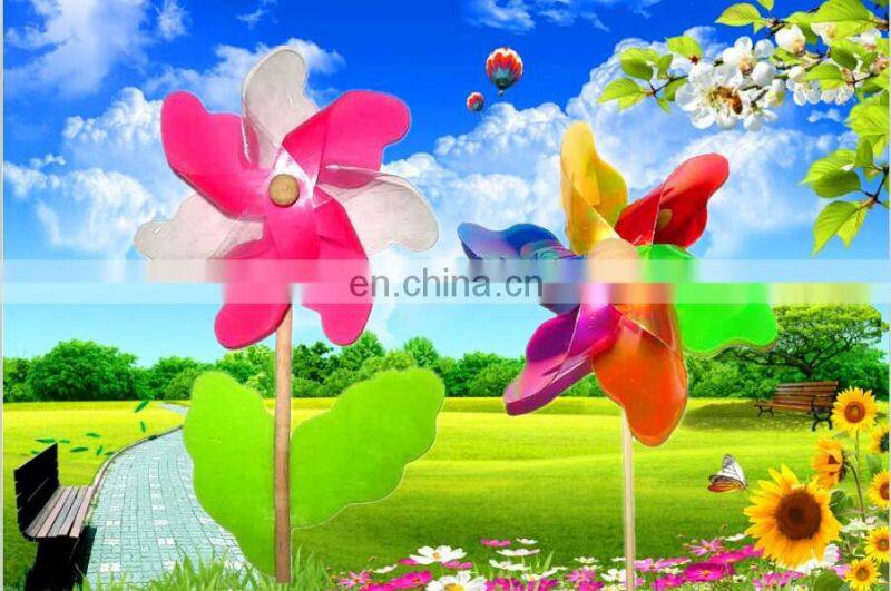 New colorful plastic windmill toys customer LOGO windmll toys