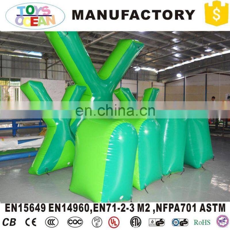 Inflatable tombstones for shooting game, inflatable paintball bunkers for play