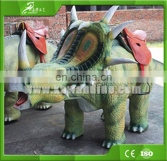 Interactive riding real walking dinosaur kids