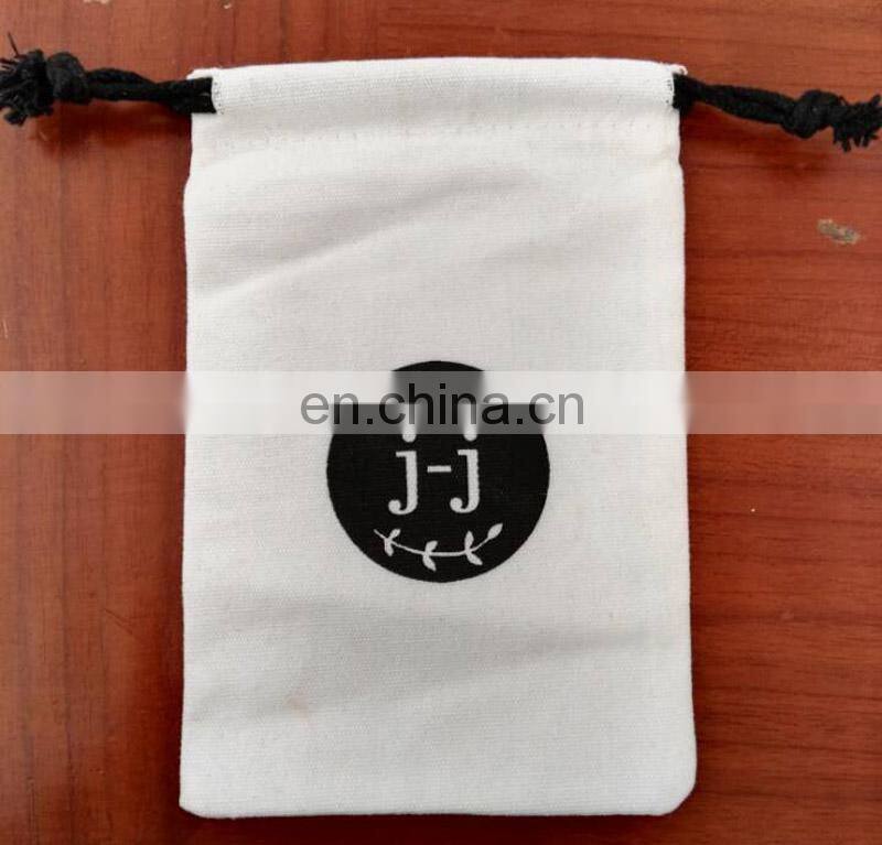 custom small canvas drawstring bag canvas bag promotion drawstring bag wholesale