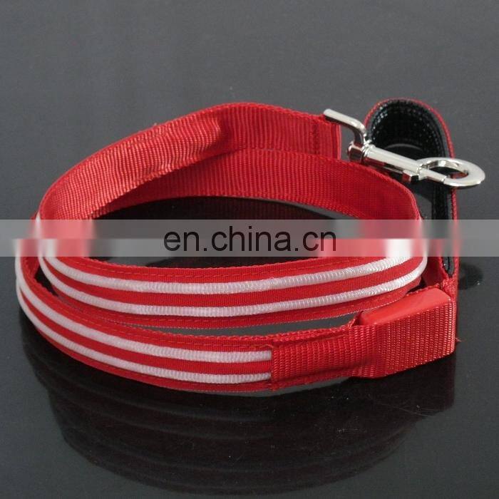 Best sale glowing safety dog leash led lashing dog leash colorful light leash