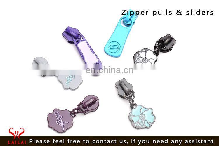 Popular zipper pulls brass for high end client