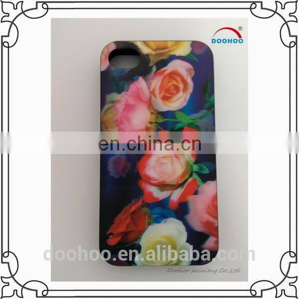 Factory supply attractive lenticular 3D phone case for iphone case for various phones