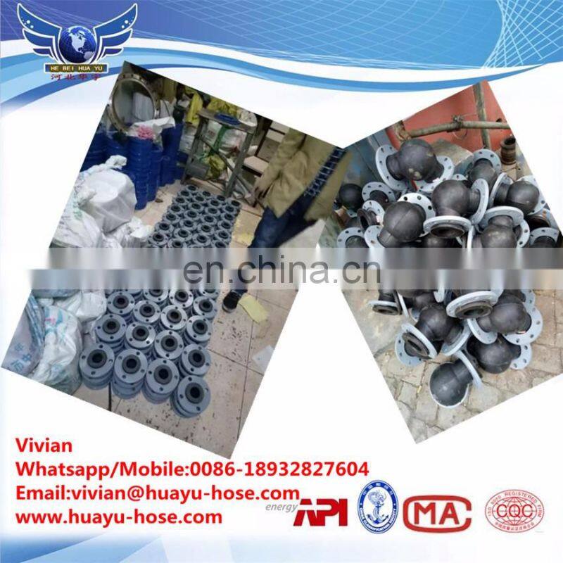 Huayu manufacture high quality flange bellow /rubber bellows with flange