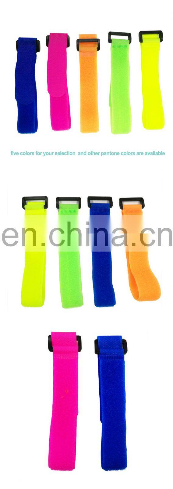 Professional manufactured nylon customized hook and loop straps