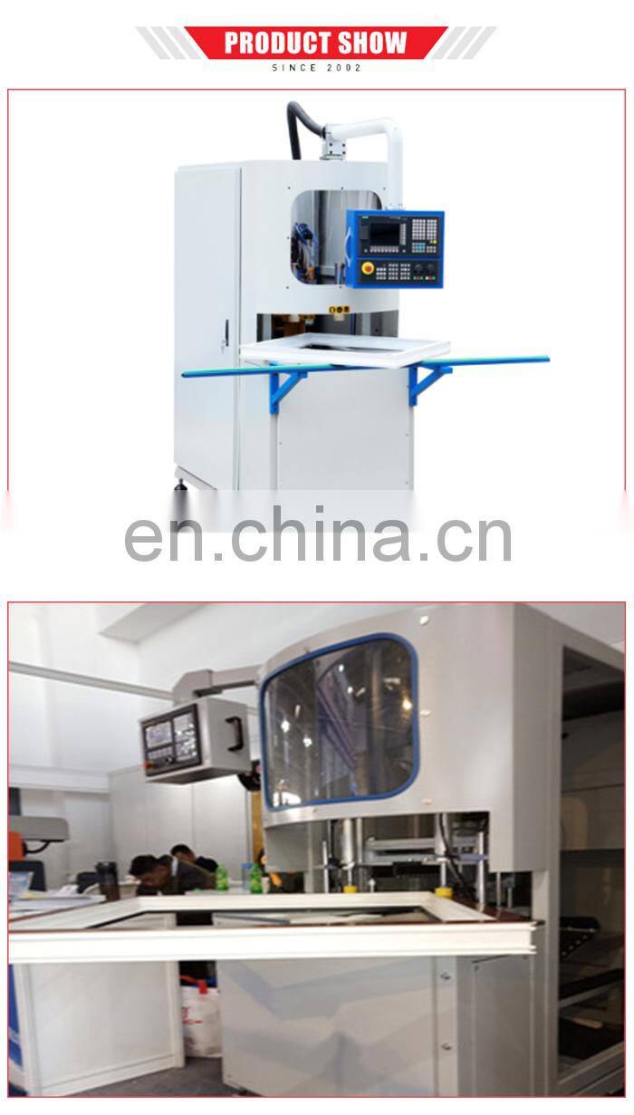 CNC angle seam cleaning machine of PVC door