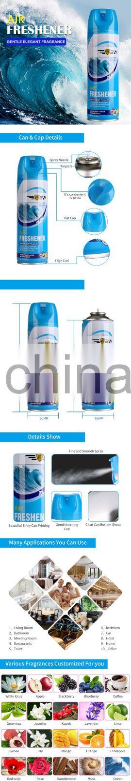 Top Quality Home Air Freshener(N834OC), Eco-Friendly Domestic Air Freshener With Ocean Scent, Toilet Aerosol Air Freshener Spray