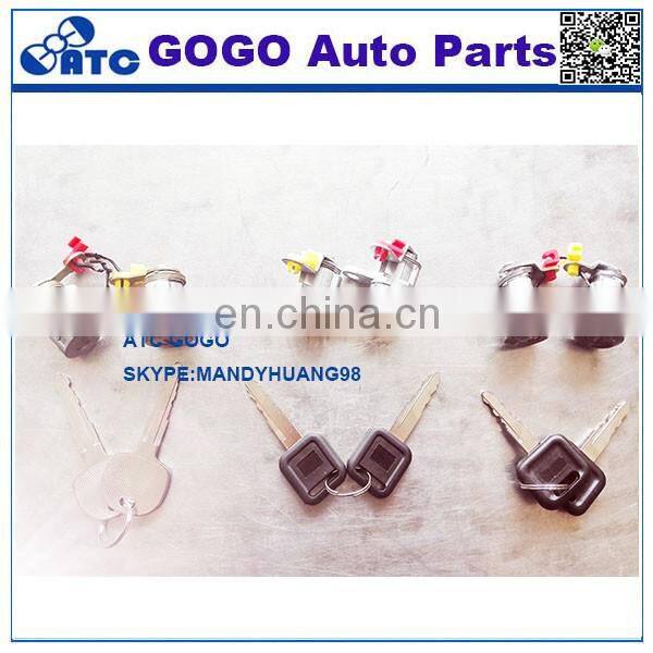 GOGO auto parts IGNITION STARTER LOCK CYLNDER IGNITION SWITCH DOOR LOCK CYLINDER WITH 2KEYS FOR I suzu