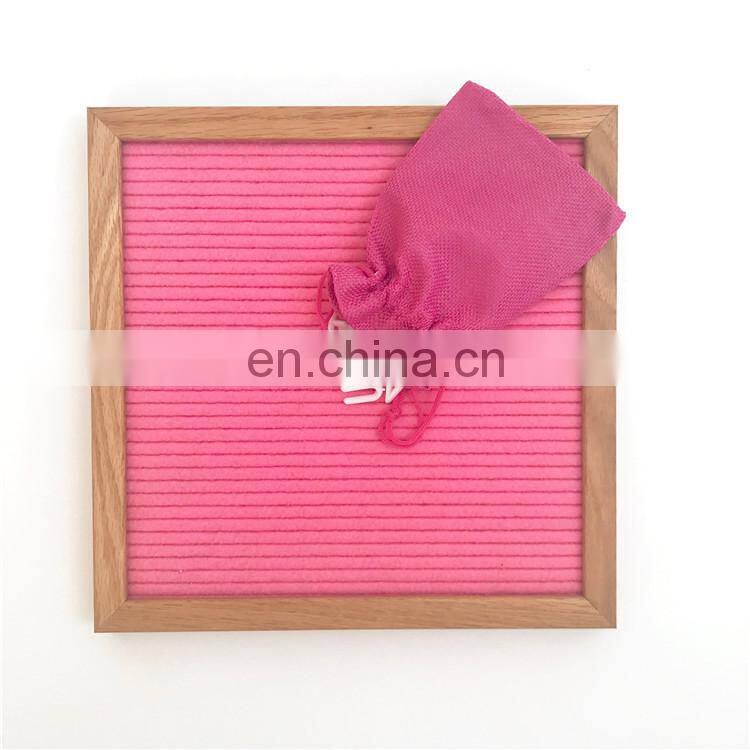 2018 New Arrival Hot Sell Felt Board Letters With Plastics Letters Felt Notice Board for Decoration