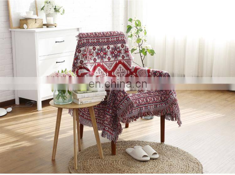 RAWHOUSE polyester woven tapestry throw blanket woven blanket