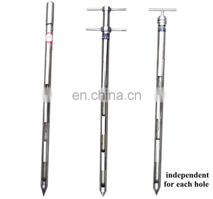 Stainless Steel Bulk Cement Sampler with Two Concentric Tubes