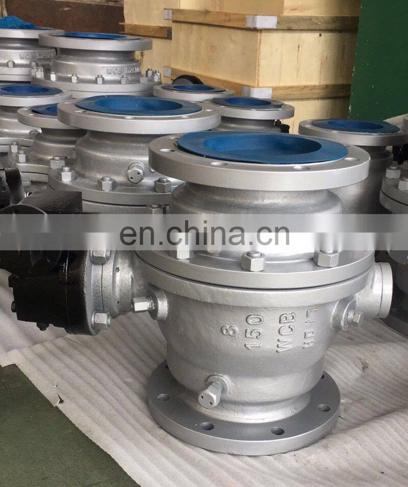 electric actor cast steel ball valve for Russia