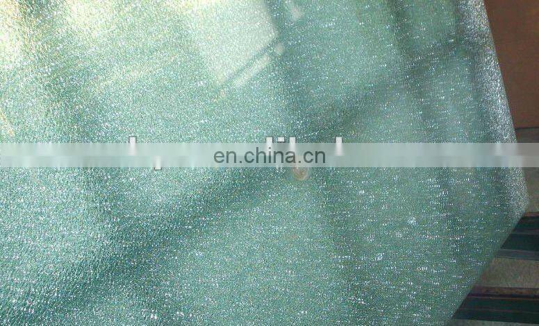 China high quality decorative tempered cracked glass broken glass table