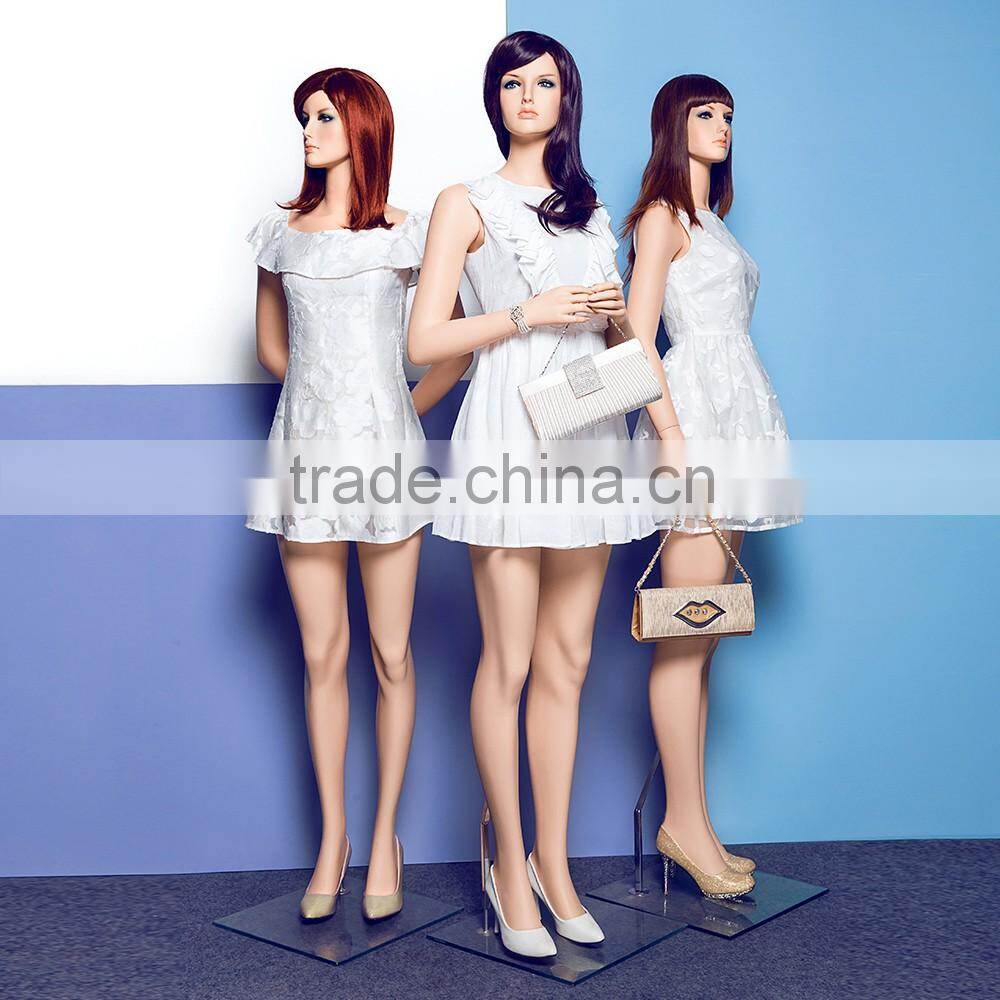 Full Body Dummy Fiberglass Woman Model Realistic Female Mannequin RITA