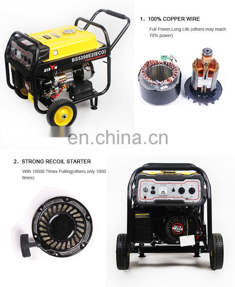 Bison Portable 2.5KW 6.5HP Electric Gasoline Generator