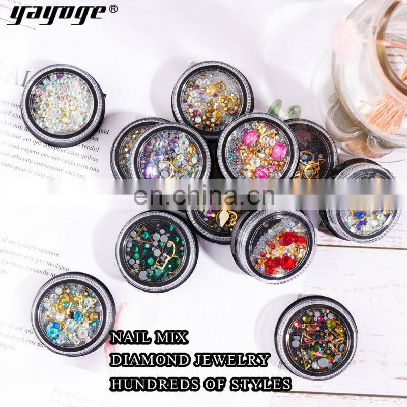 2019 Newest Trend 3D For Nail Rhinestone Art decoration nail salon professional in stock