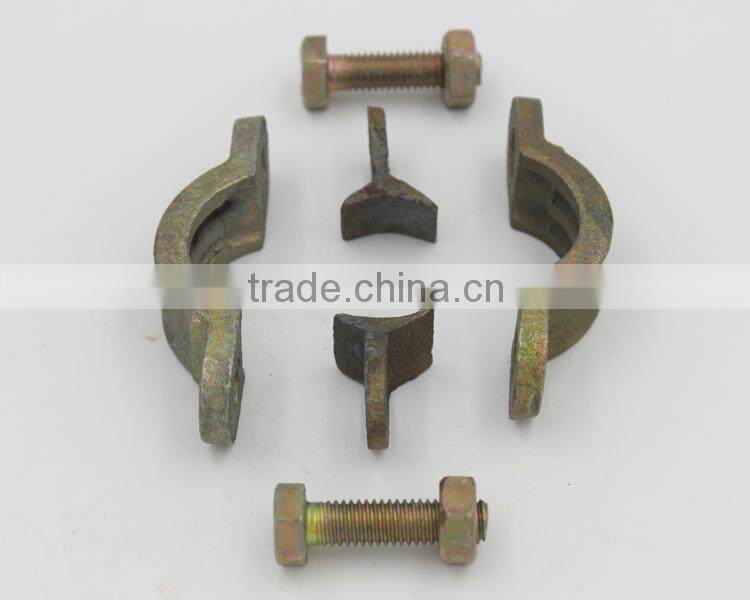 high quality double bolt hose clamp