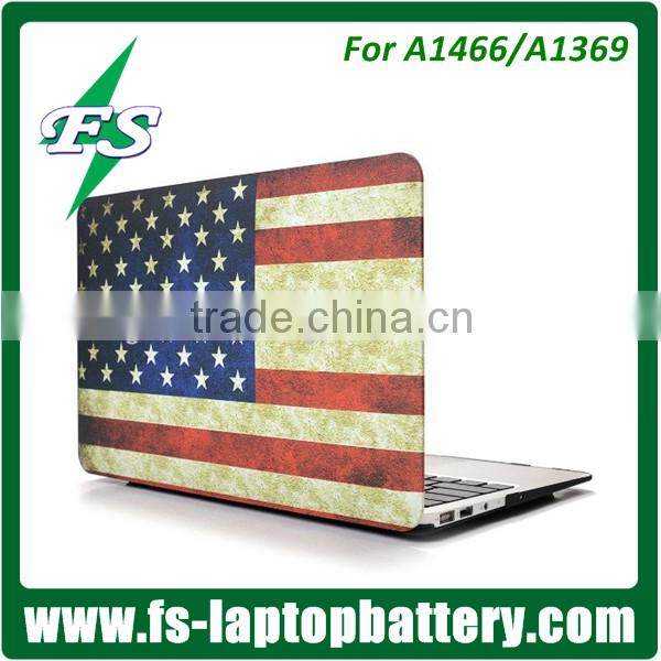USA/American Flag vintage hard shell case for Macbook air/pro 13" rubberized cover case for Macbook Air/Pro 11" 13" 15"