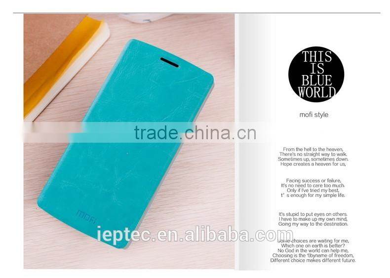 MOFi Brand RUI Series PU Leather Flip Phone Cases Cover for LG G3, TPU Back Cover for LG G3