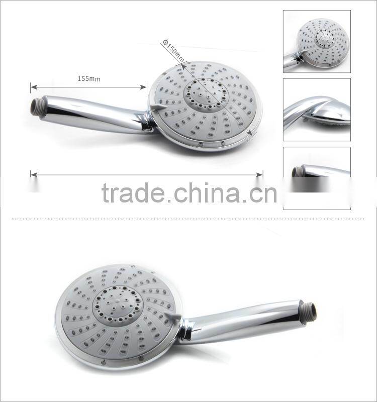New High Quality Super Supercharged chromed plastic hand shower