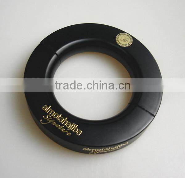 FW-1239 Luxury wood ring for veil and shawl display