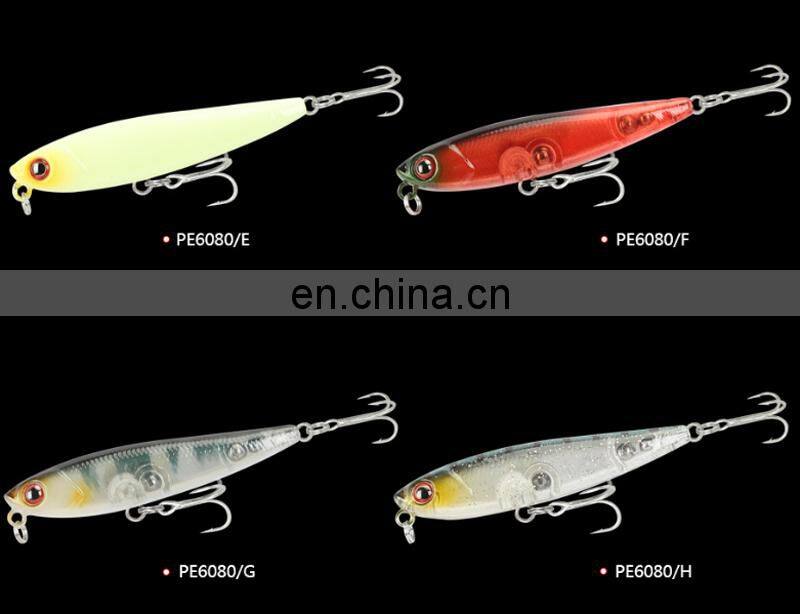 New Colors 55mm 3.5g Bass Hooks Crankbait Tackle Isca Artificial Para Pesca Sinking Pencil Lures