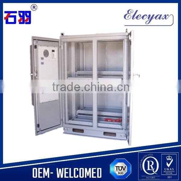 Battery cabinet/battery rack outdoor cabinet SK-419/2 doors style cabinet with cooler/air conditioner