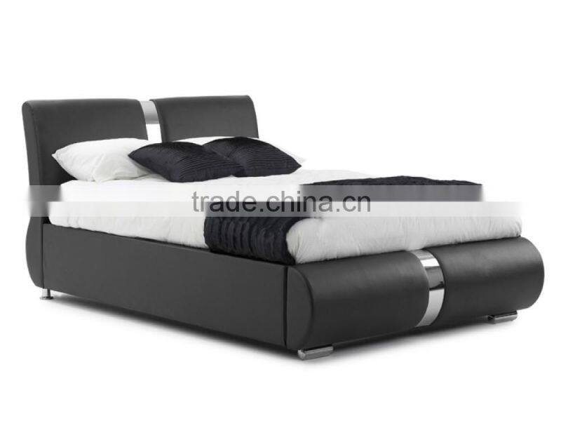 Hot sale solid oak wood bedroom bed latest double bed designs modern bedroom furniture