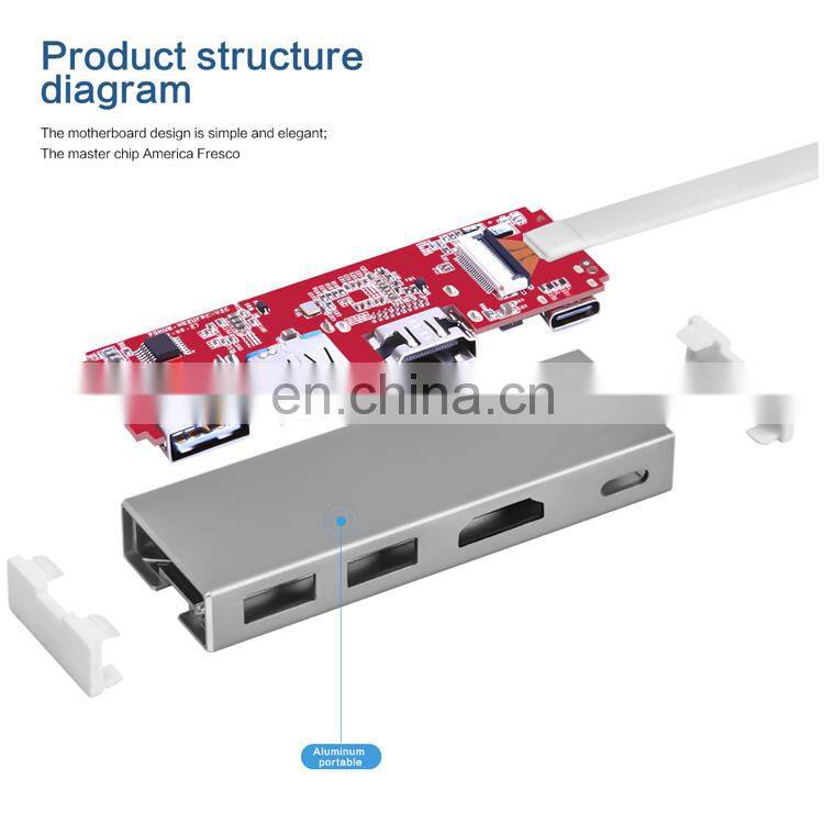 2019 Amazon 3.0 3.1 USB 4K Type c Hub For Macbook Adapter Type-c USB-C USB c HUB