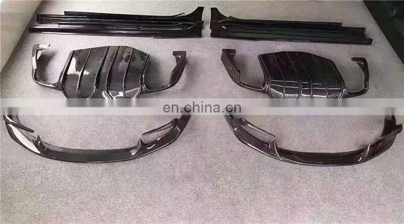 Runde Carbon Fiber Material For Maserati Ghibli Aspec Style Body Kit Front Lip Rear Lip Side Skirt Spoiler Hood Cover