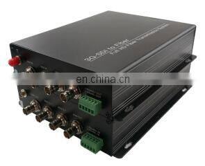 4-Channel HD-SDI/3G-SDI video optical fiber media converter