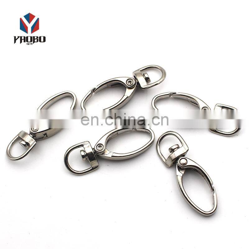 Superior Metal Swivel Clasp Keychain With Snap Hook For Handbag