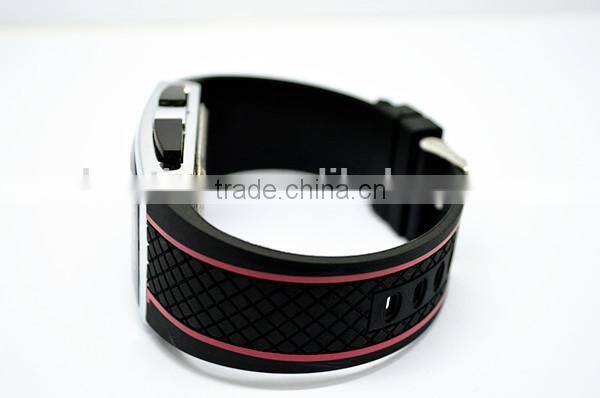 2014 Promotional popular fashion rubber men's LED watches for students