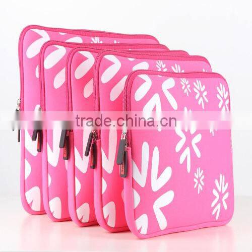 promotional neoprene laptop sleeve with zipper