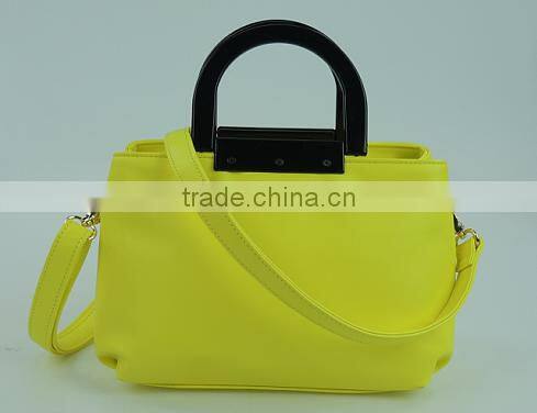 wholesale PU leather lady handbag 2016