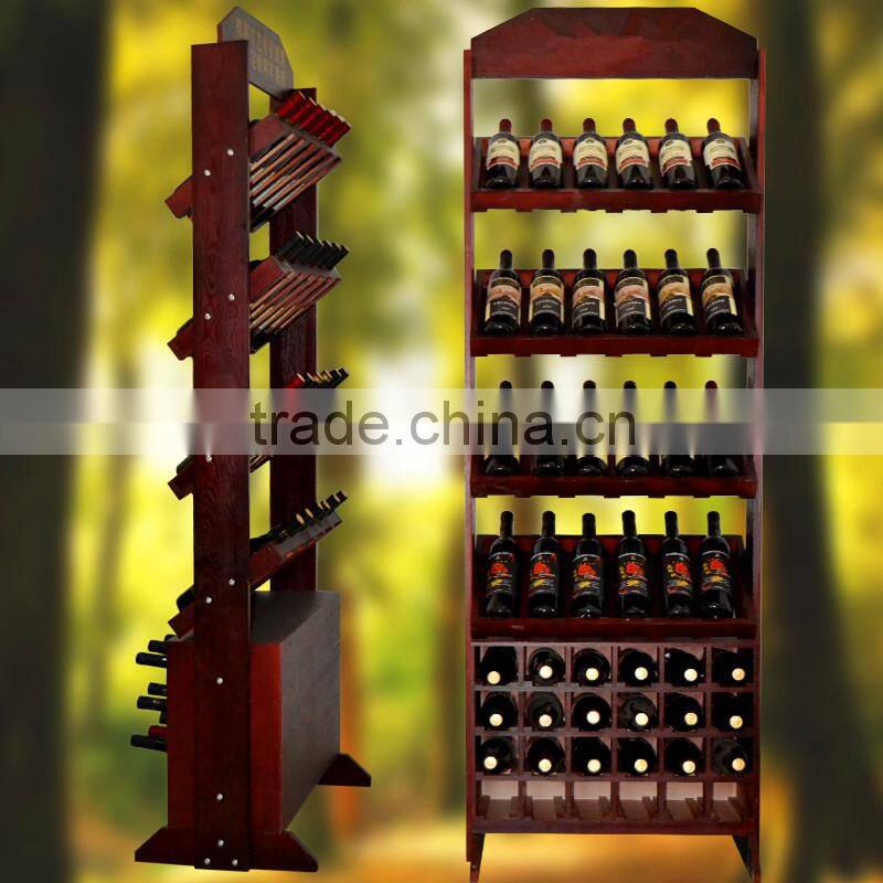 Custom wooden wine rack High quality Wooden wine rack,beer rack display shelf
