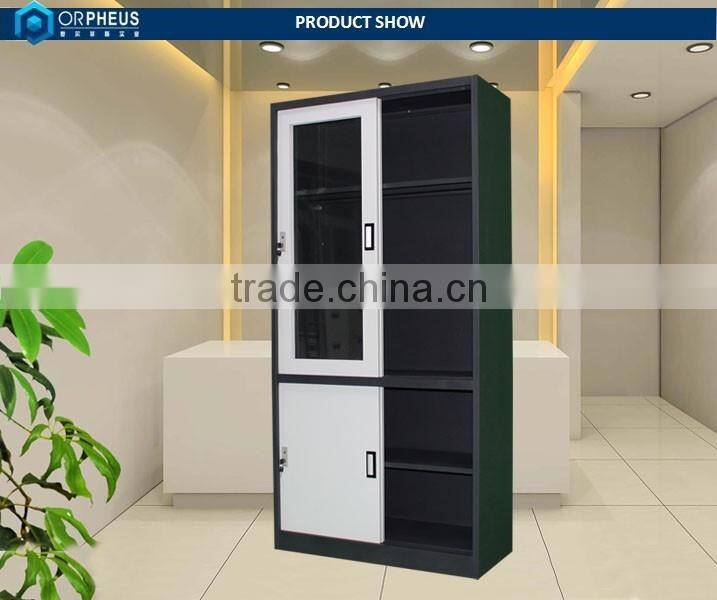 Laboratory Steel Glass Door Storage Cabinet Data Document Filing Cabinet/Cupboard Lock