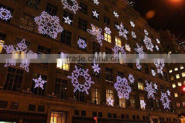 Snowflake design PVC lights wall Christmas decoration hanging lamp