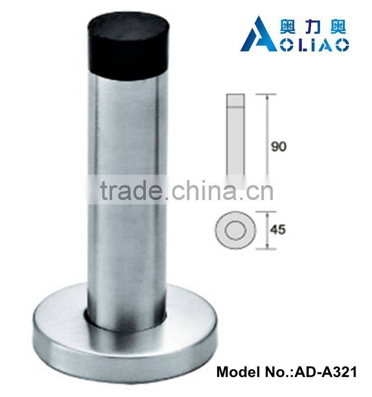 High quality stainless steel door stopper of silicone door stopper