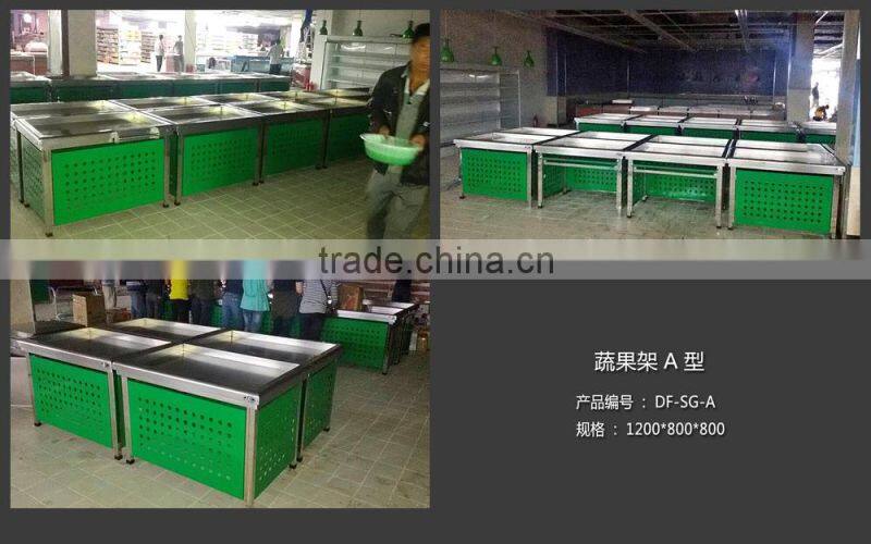 APEX supermarket fruit and vegetable display rack