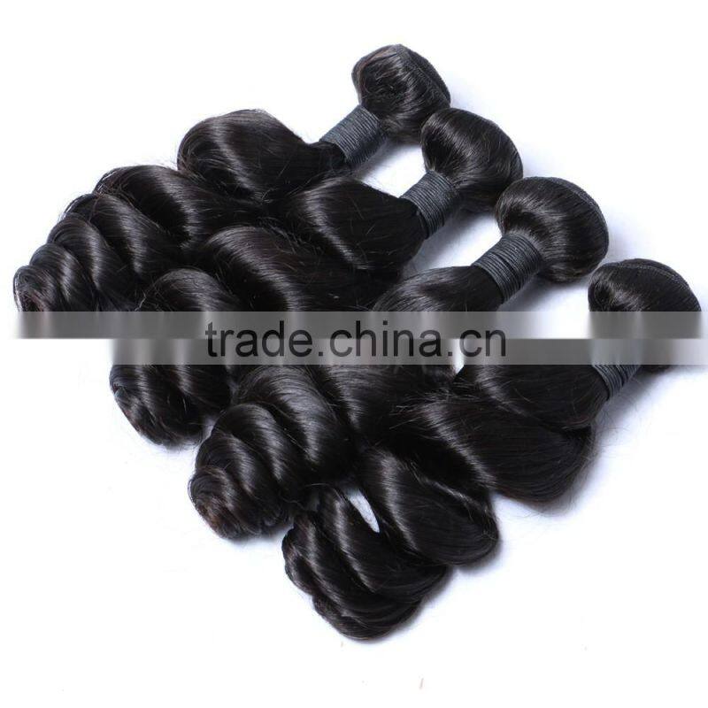 Peruvian hair overnight shipping hair with frontal closure loose wave frontal