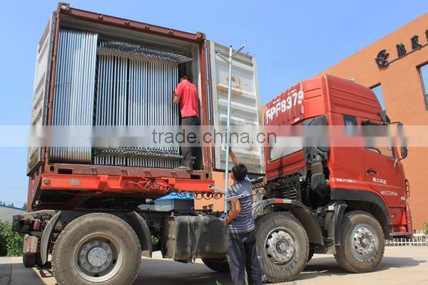 galvanized steel traffic crowd control barrier