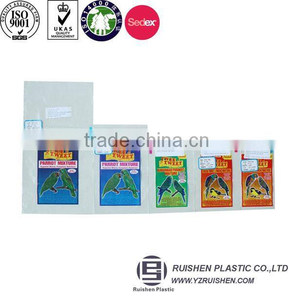 Salt Packing Bags Customized Logo Flat Shape LDPE