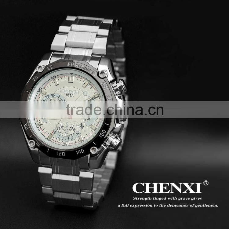 HIGH- END China best quality watch men wrist watch quartz calendar watch date 029AMD