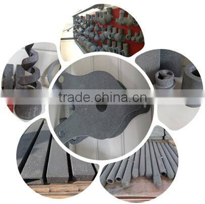 Refractory silicon carbide nozzle