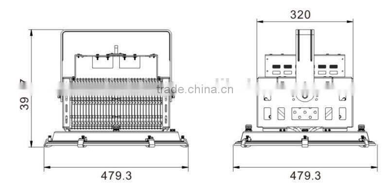 New technology top quality led flood light 500w led flood lamp