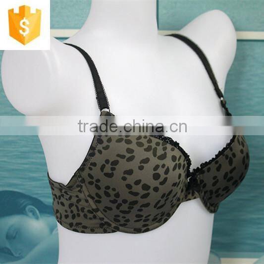 Hot Sale Microfiber Printing Fashion Bra, Women Underwear
