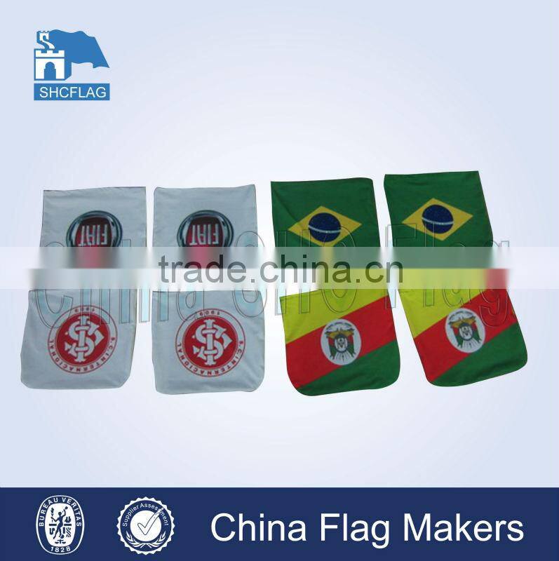 Customized fitted headrest covers for cars