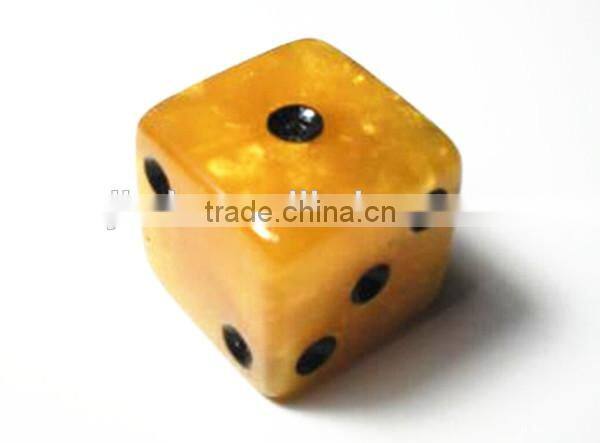 pearl custom 6 sided big plastic dice