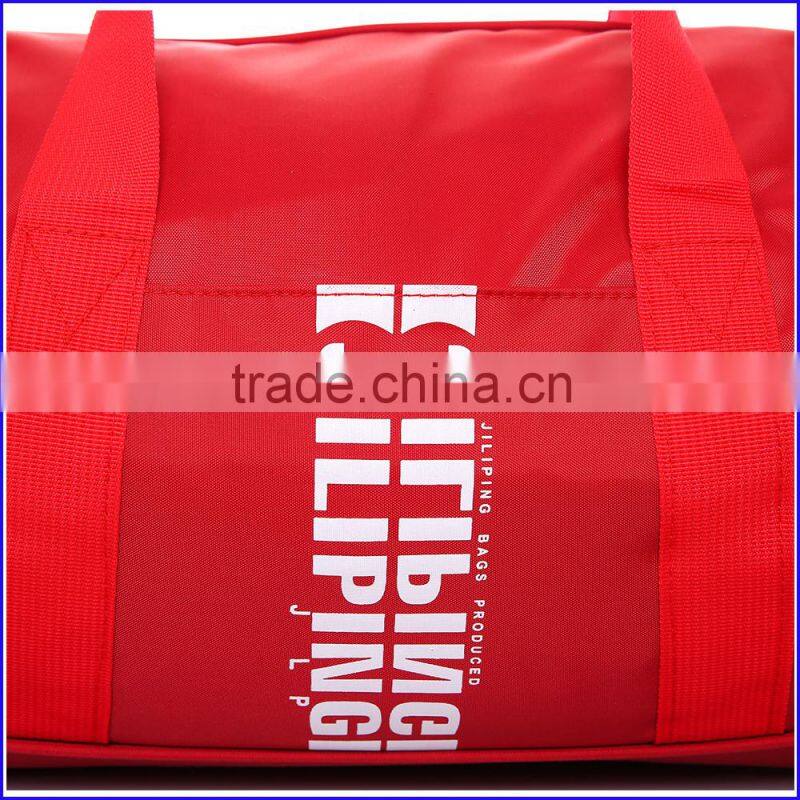 Promotion nylon PU PVC polyester canvas barrel shape bags